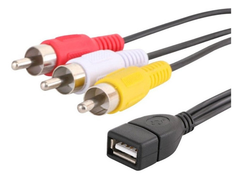 2025 Enchufe Hembra Usb A Conector Macho 3rca Adaptador De