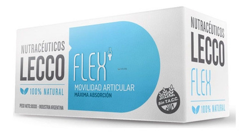 Nutraceutico Lecco Flex Dolor Articulaciones 60comp Artrosis Sabor No