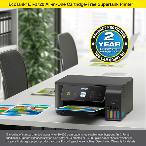 Printer Epson Ecotank Et-2720 Wireless Color All-in-one