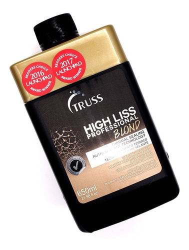 Tratamiento Alisado Rubios Truss High Liss Blond 650ml