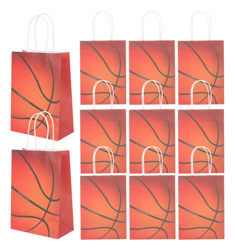 Bolsas De Regalo Para Fiestas De Baloncesto, 12 Unidades, Bo