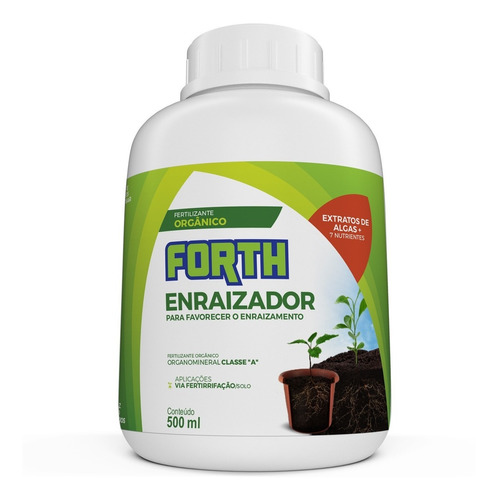 Fertilizante Adubo Enraizador Forth 500ml - Rende 100 Lt