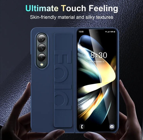 Capa Capinha Premium Com Alça Fita Para Galaxy Z Fold 5