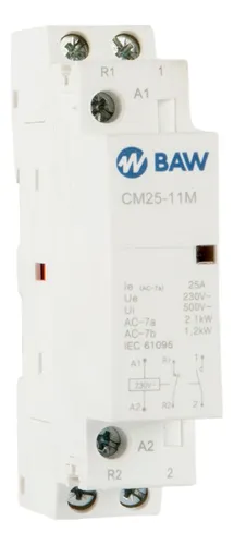 Contactor Modular Monofasico No+nc 1 Módulo Baw 25a