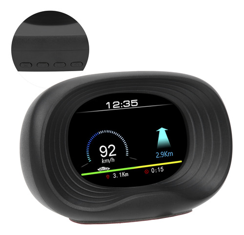 Projetor Head Up Universal Car Display Obd2+gps Hud