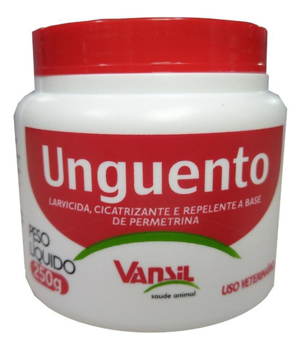 Unguento 250 Gr Vansil Larvicida Cicatrizante Repelente