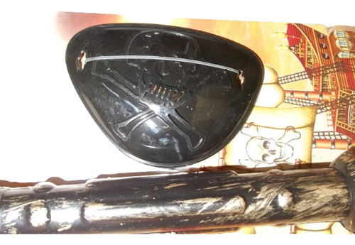 Set Kit Juego Pirata Pistola Trabuco Hacha Alabarda Parche
