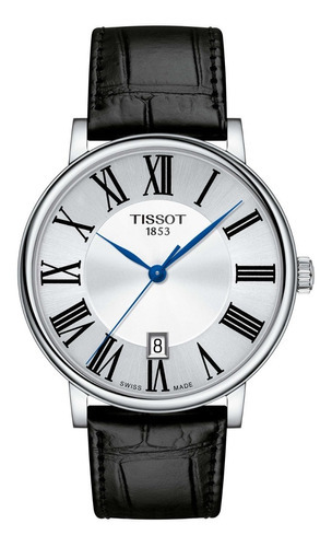 Reloj Tissot Carson T122.410.16.033.00 Original Color de la correa Negro Color del bisel Acero Color del fondo Plateado