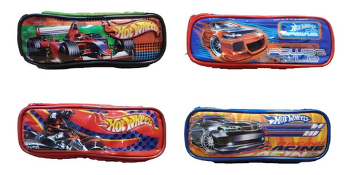 Cartuchera Canopla 1 Cierre Hot Wheels Casa Valente