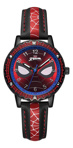 Spider-man Watch Reloj De Cuarzo Spider-man Para Niños