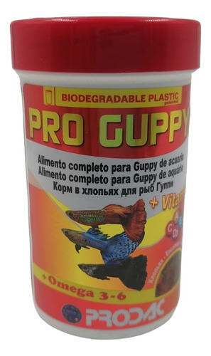 Prodac Alimento Pro Guppy 20g Acuario Peces Peceras