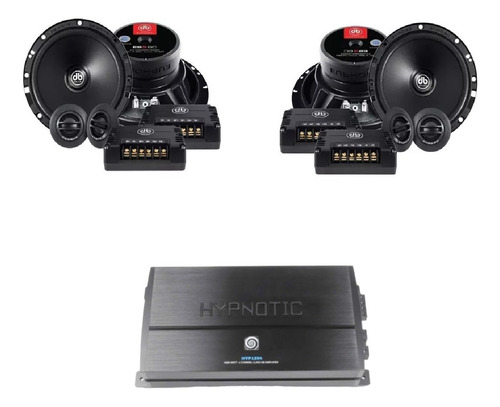 Paquete 2 Set De Medios Db Drive Es36c+amplificador Hyp1254