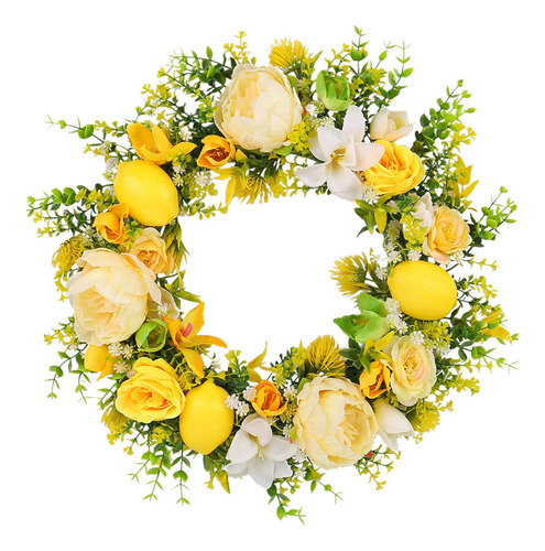 Guirnalda De Peonías Y Artificial De 45cm, Decoración De