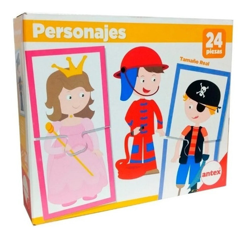 Juego De Mesa Puzzle Rompecabezas Personajes 24 Piezas