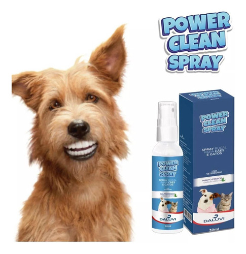 Produto Para Remover Tartaro Dos Dentes Canino Power Clean Sabor Menta