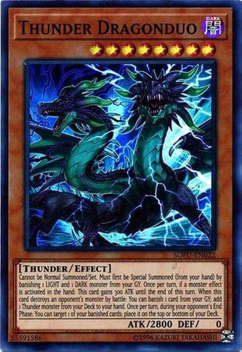 Thunder Dragonduo (sofu-en022) Yu-gi-oh!