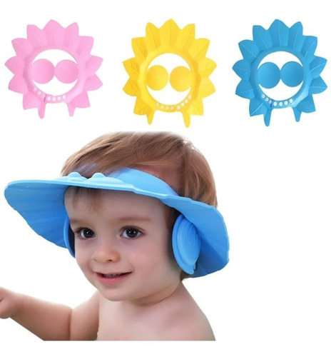 Imagen 1 de 5 de Gorro De Baño Vicera Ducha Bebes Niños