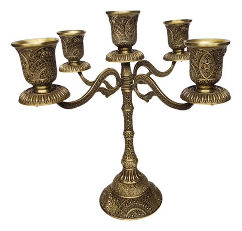 Candelabro Artesanal De Metal