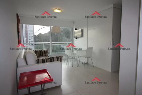 Vendo Apartamento De 1 Dormitorio En Torre Con Muy Buenos Servicios, Gastos Bajos., Zona Roosevelt, Puenta Del Este.