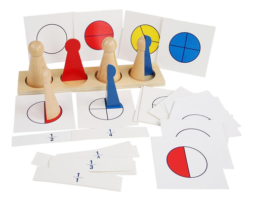 Madera Montessori Math Manipulatives Preescolar Material