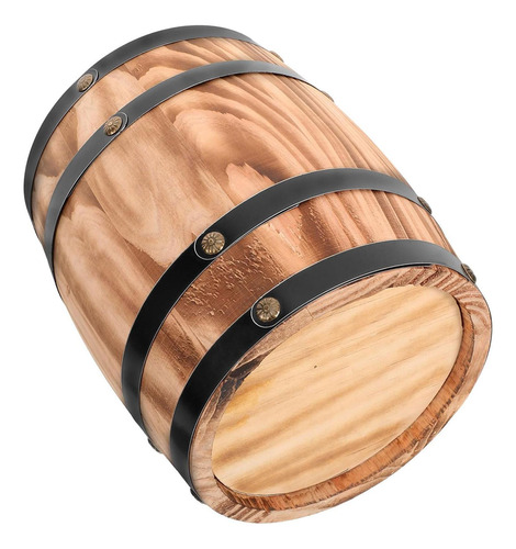 Dispensador De Whisky Retro En Barril De Roble M Marrón