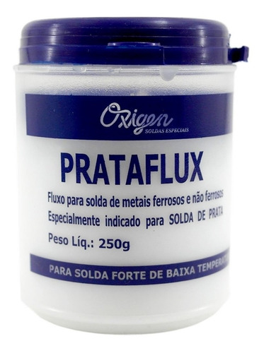 Fluxo De Solda Prata E Ouro Prataflux 250g Oxigen  