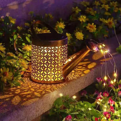 Novo Luz De Jardim Solar Conduzida Com Regador De Fio De .