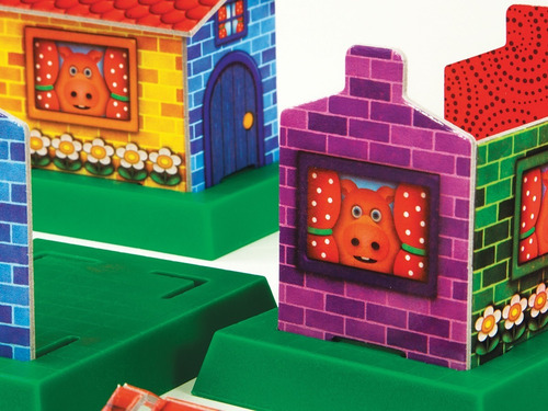 Juego Los Chanchitos Constructores Ruibal (+ 3 Años)