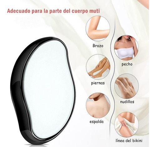 Depiladora de vidro, depiladora, borracha de cabelo, removedor de cor dourada