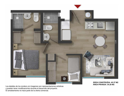 Cesión De Derechos Apartamento Sobre Planos