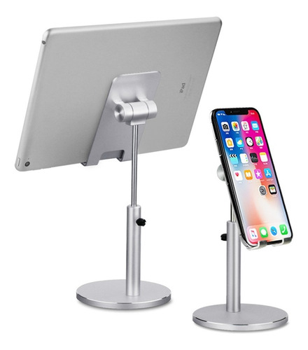 Imagen 1 de 6 de Soporte Celular Escritorio Regulable Ajustable Tablet