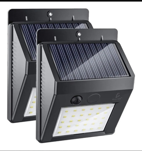 Lampara Solar Ext. Sensor Luz 20 Led Marca Ele-gate 5 Pzas  (Reacondicionado)