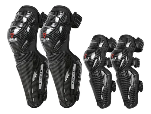 comprar Kit Protección Rodilleras Coderas Vemar Fibra De Carbono E28