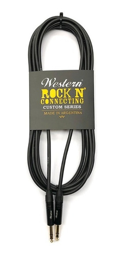 Imagen 1 de 10 de Cable Trs Balanceado Plug Trs A Plug Trs Western 1,5mts