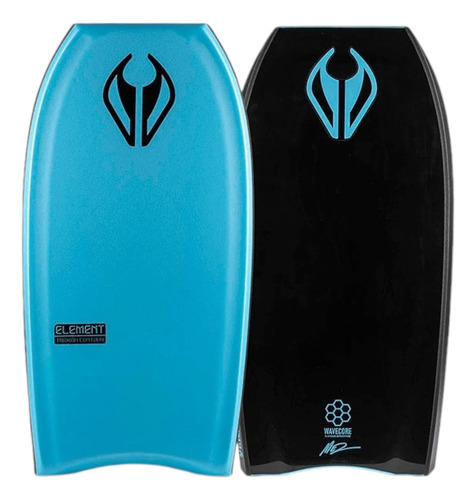 Tabla Bodyboard Nmd Element 42 Surf Celeste/negro Negro