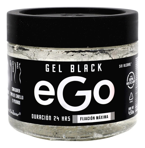 Gel Para Cabello Black Ego 450 Gr