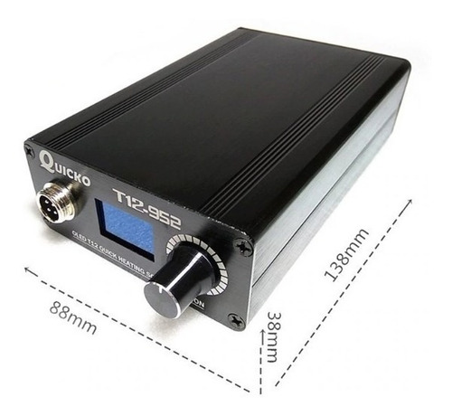 Imagen 7 de 9 de Estacion Soldado Quicko T12-952 Incluye Una Punta T12-ku 75w