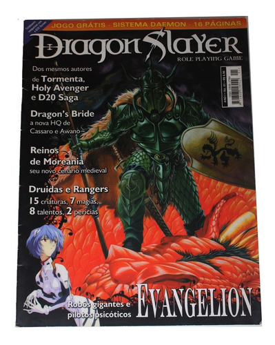 Revista De Rpg Dragon Slayer #1 Evangelion Tormenta