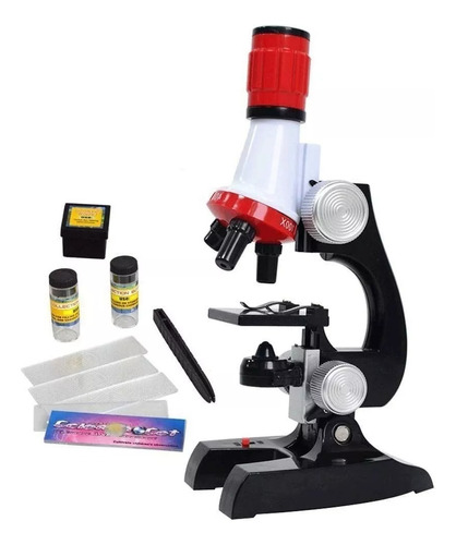Microscopio Cientifico Laboratorio Escolar 1200x/400x/100x