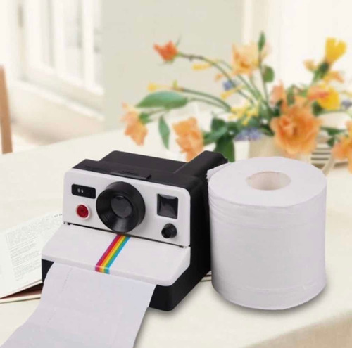 Porta Papel Higiénico Instagram Cámara Regalo Decoración