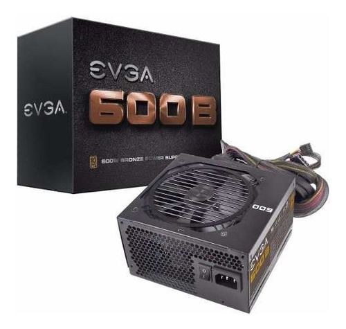 Fuente Pc Gamer 600w Evga 600b 80 Plus Bonze Atx 100-b1-0...