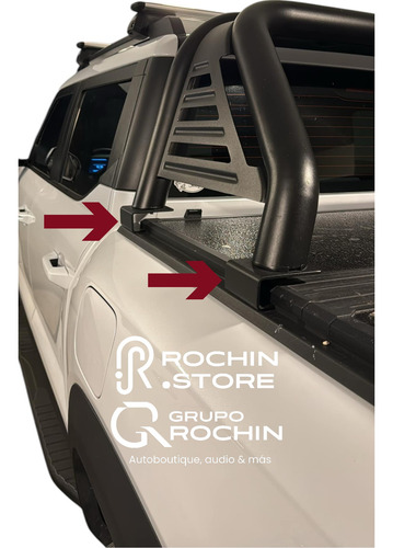 Aumentos Roll Bar Byd Shark Para Instalación De Tapas Batea