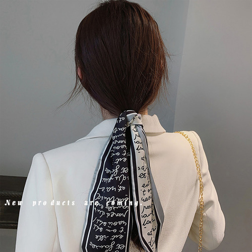 Pañuelo De Seda, Diadema Y Coleteros Para Mujer, Accesorios