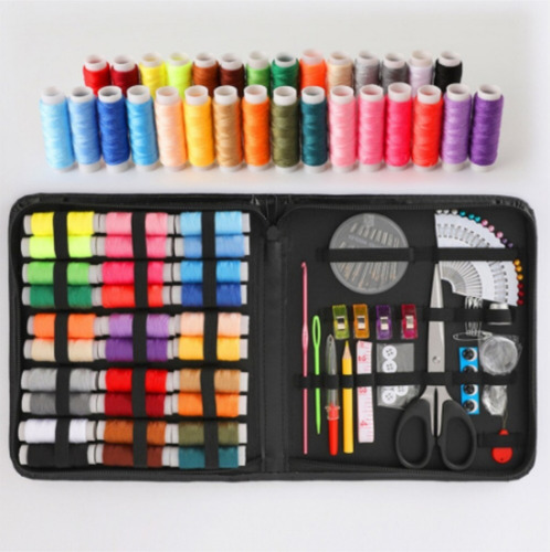 Set De Costura 105 Piezas Kit Iniciante Costurero + Estuche