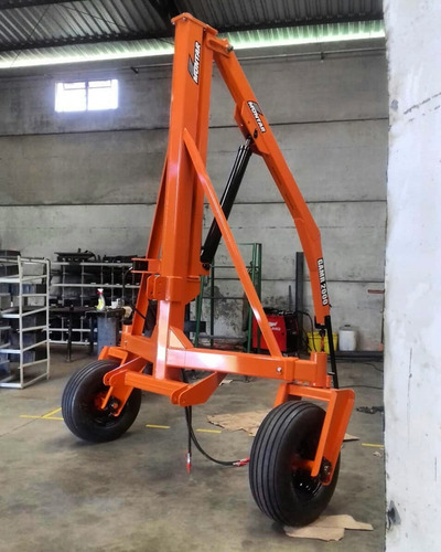 Guinche Hidraulico Con Ruedas Y Giro Montar Gtmr2000