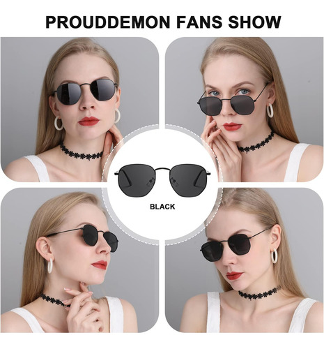 Prouddemon Gafas De Sol Polarizadas Cuadradas Pequeñas Para