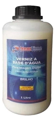 Verniz Brilho 1l Para Impressão Digital 3 Anos Externo