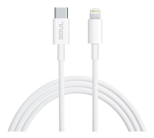 Cable Para iPhone 12 Pro 13 Pro Max 11 Se Fast Charge Color Blanco
