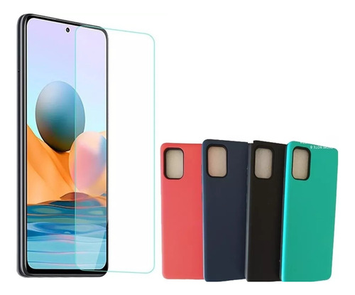 Funda Case Mas Vidrio Templado Para Xiaomi Redmi Note 10s