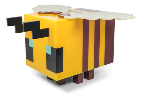 Luz Minecraft Bee Mood Light Color Amarillo 1.5v 5cm X 12.7cm X 3cm De Diámetro